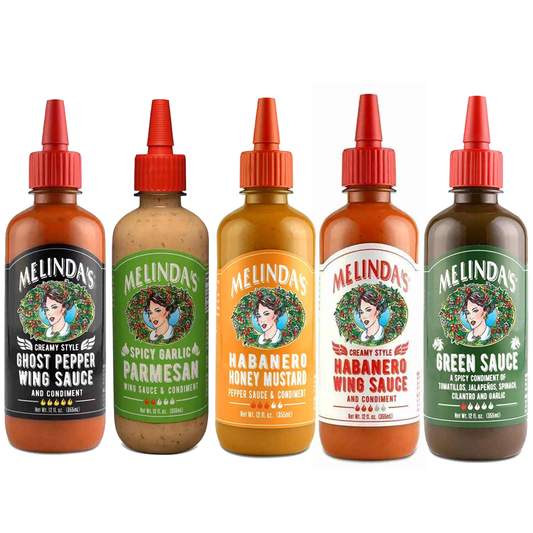 Melinda's Hot Sauce & Wing Sauce Variety Set (Choose Any 5 Pieces)