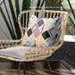 18” Pink Gold Tile Indoor Outdoor Zippered Throw Pillow