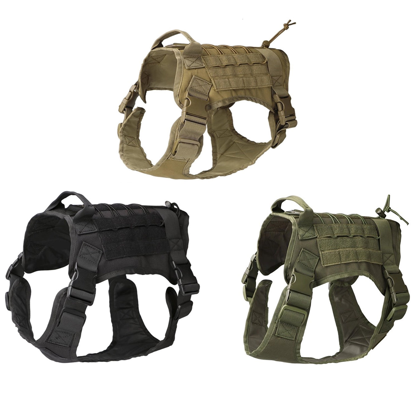 Tactical-style Dog Harness. Medium and Large Breed